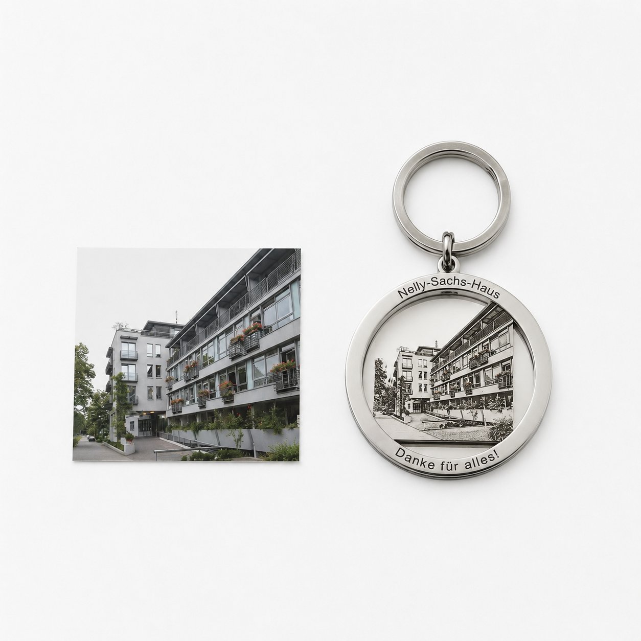 Personalisierter Foto-Schlüsselanhänger