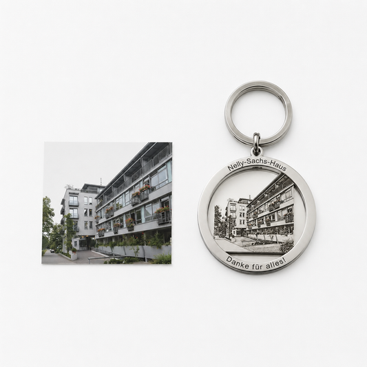 Personalisierter Foto-Schlüsselanhänger